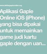 Aplikasi Gaple Online Uang Asli