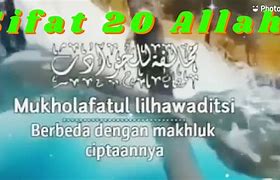 Sifat 20 Allah Dibagi 4